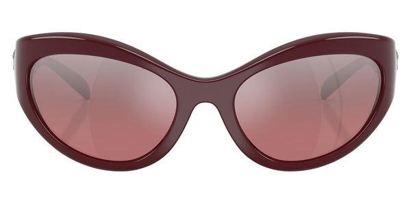 Burgundy / Pink Mirrored Silver Gradient / 59-19-125