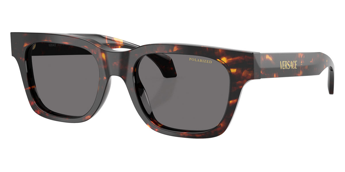 VERSACE VE4486 550981 52 - Havana / Dark Gray Polarized