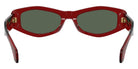 VERSACE VE4487F 551271 54 - Dark Transparent Red / Dark Green