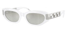 VERSACE VE4501 314/6V 54 - White / Gray Mirrored Gradient Silver