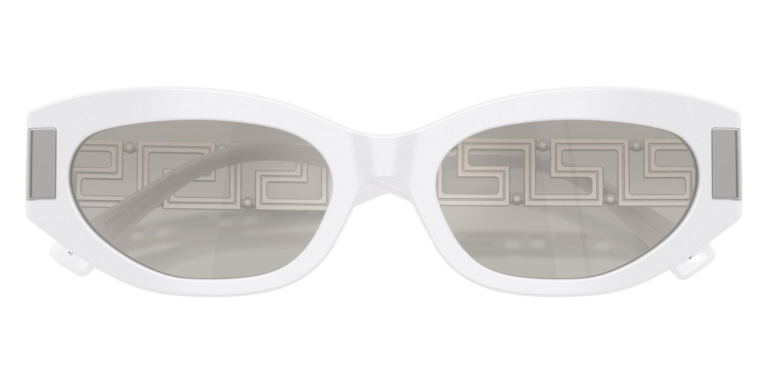 VERSACE VE4501 314/6V 54 - White / Gray Mirrored Gradient Silver
