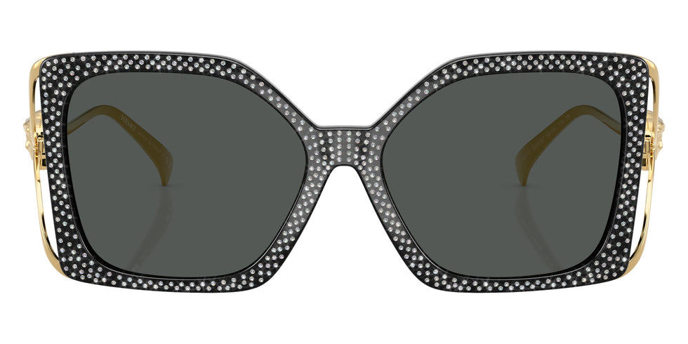 Versace VE4502U 550787 58 - Black Strass Crystal / Dark Gray #id:ve4502u550787_s:102100
