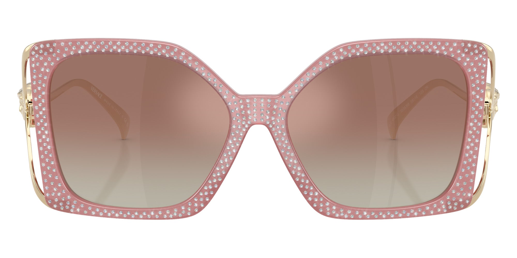 Versace VE4502U 5535B8 58 - Pink Strass Crystal / Gradient Brown Mirrored Silver #id:ve4502u5535b8_s:104100