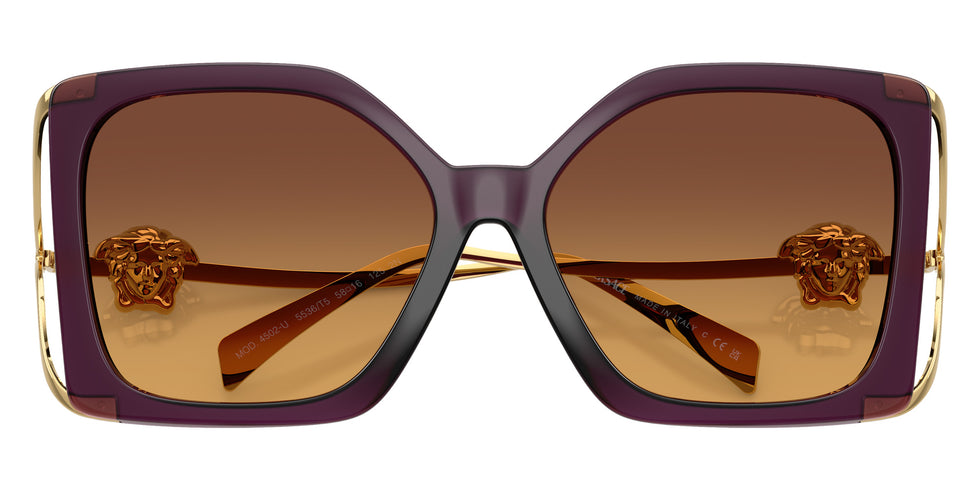 Versace VE4502U 5536T5 58 - Opal Purple / Yellow Gradient Brown #id:ve4502u5536t5_s:106120