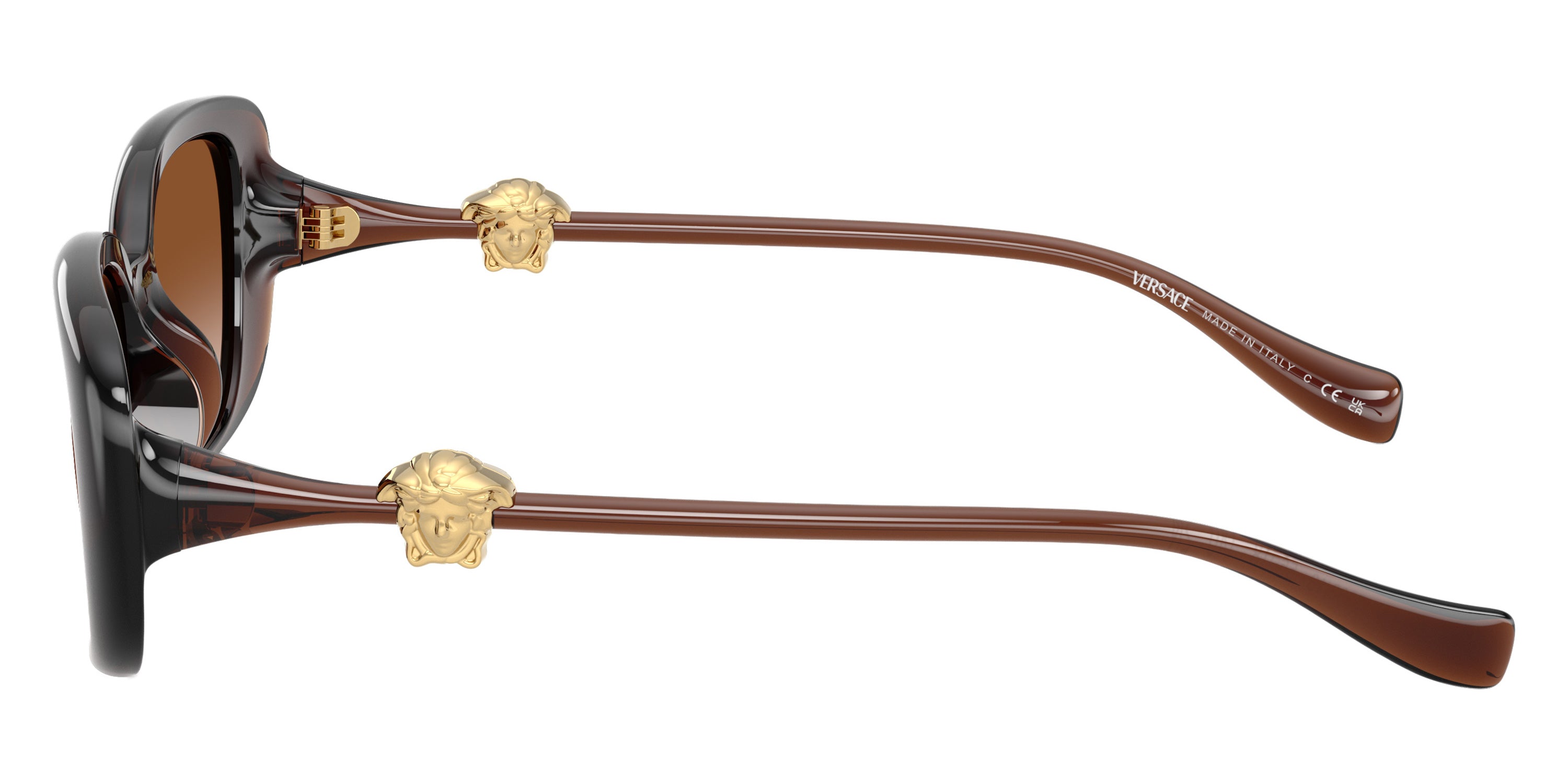 VERSACE VE4504D 533213 56 - Transparent Brown / Brown Gradient