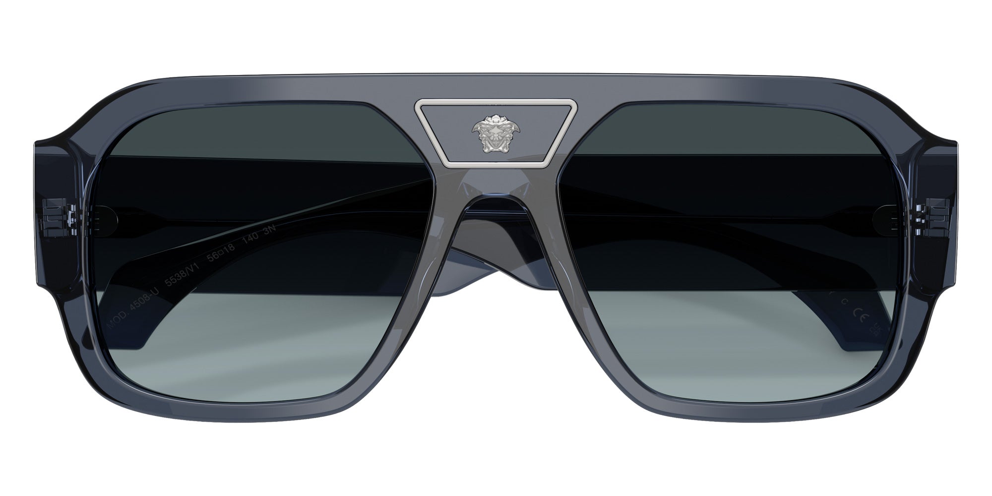 VERSACE VE4508U 5538V1 56 - Transparent Dark Blue #id:ve4508u5538v1_s:104120