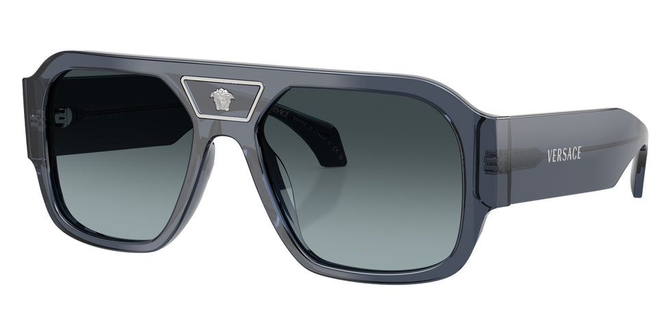 VERSACE VE4508U 5538V1 56 - Transparent Dark Blue #id:ve4508u5538v1_s:104105
