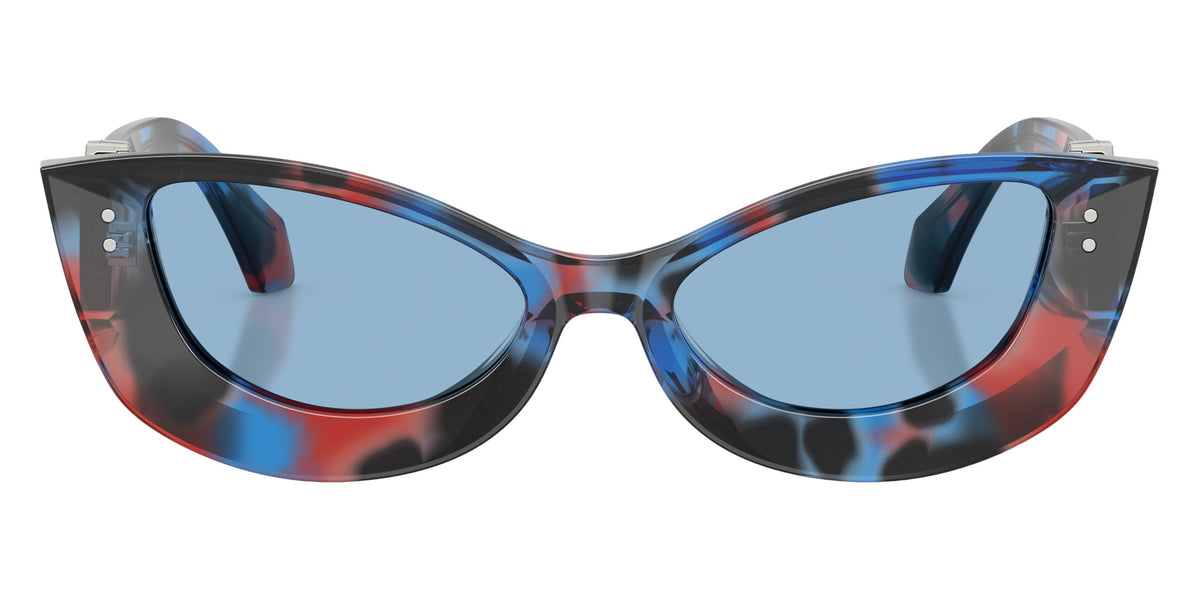 VERSACE VE4520U 555572 52 - Black/Blue/Red Havana / Light Blue #id:ve4520u555572_s:104100