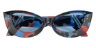VERSACE VE4520U 555572 52 - Black/Blue/Red Havana / Light Blue #id:ve4520u555572_s:104120