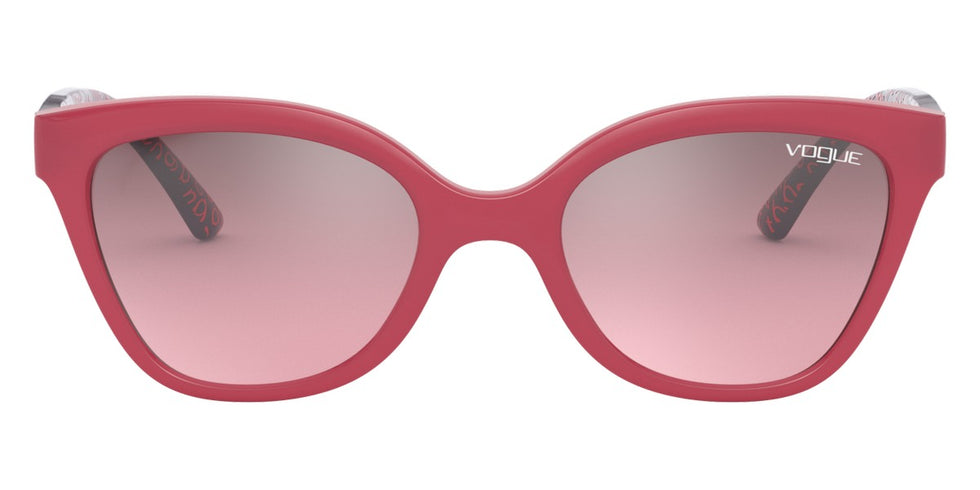 vogue eyewear VJ2001 25537A 45 - Top Opal Pink / Violet Mirrored Silver Gradient