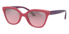 vogue eyewear VJ2001 25537A 45 - Top Opal Pink / Violet Mirrored Silver Gradient
