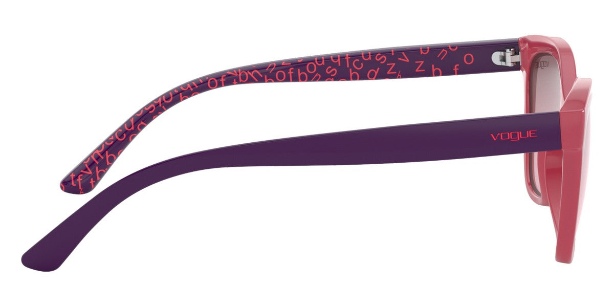 vogue eyewear VJ2001 25537A 45 - Top Opal Pink / Violet Mirrored Silver Gradient