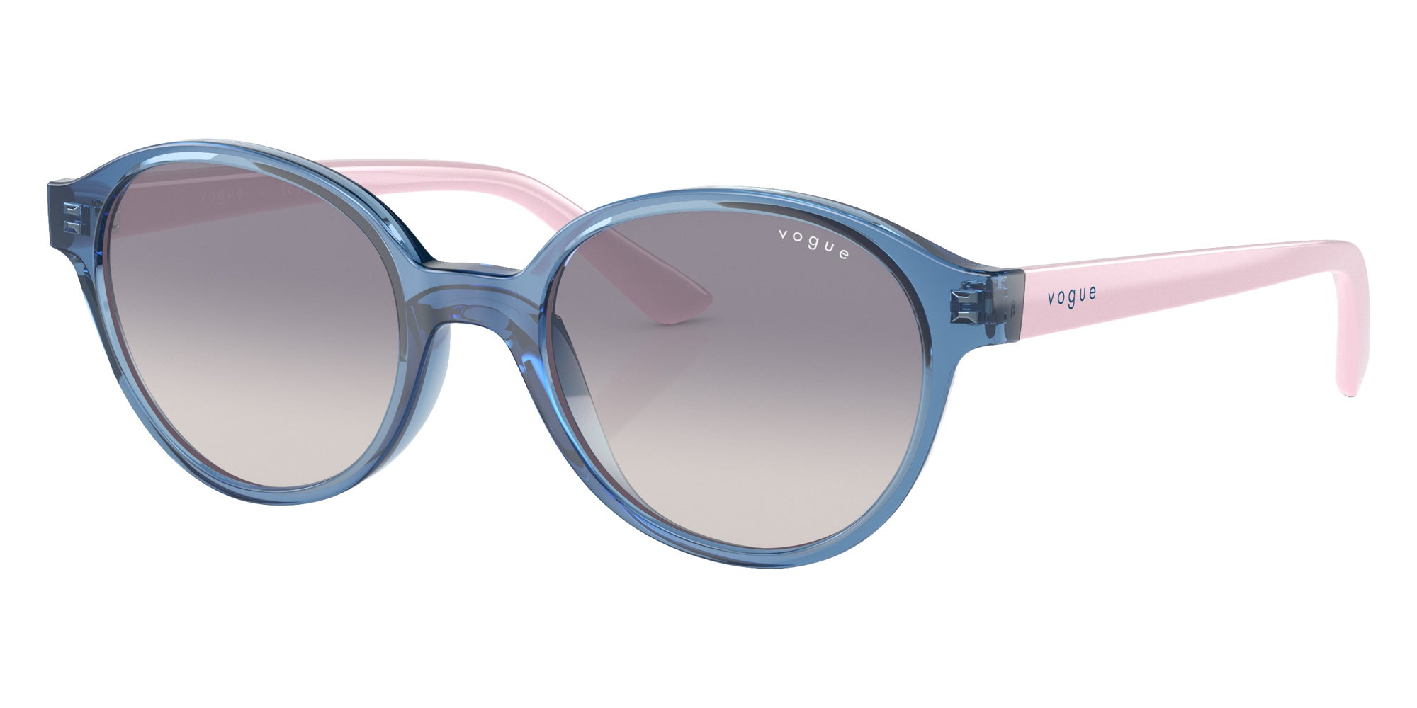 vogue eyewear VJ2007 28387B 45 - Top Transparent Blue / Gradient Blue Mirrored Silver #id:vj200728387b_s:100105