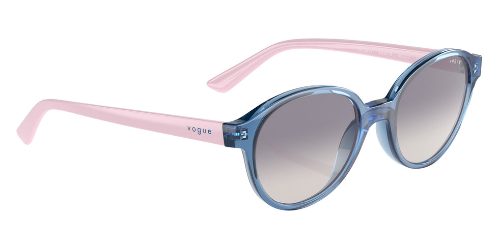 vogue eyewear VJ2007 28387B 45 - Top Transparent Blue / Gradient Blue Mirrored Silver #id:vj200728387b_s:100120