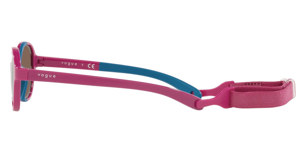 vogue eyewear VJ2012 256873 40 - Pink on Rubber Blue / Dark Brown