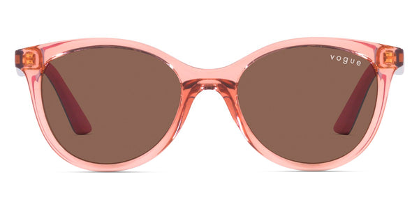 Transparent Pink / Dark Brown / 46-16-125