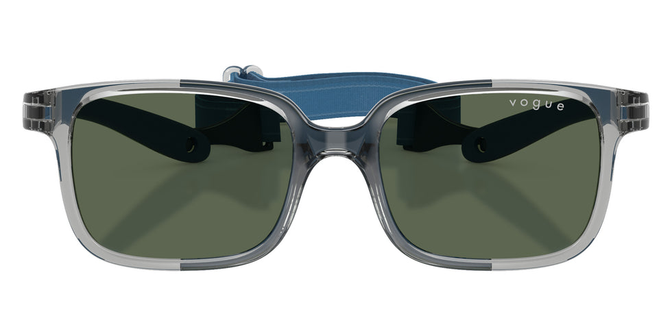 vogue eyewear VJ2017 228371 42 - Transparent Gray/Blue Rubber #id:vj2017228371_s:100100