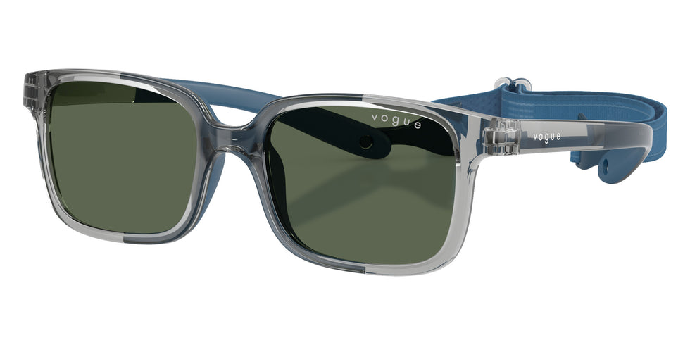 vogue eyewear VJ2017 228371 42 - Transparent Gray/Blue Rubber #id:vj2017228371_s:100105