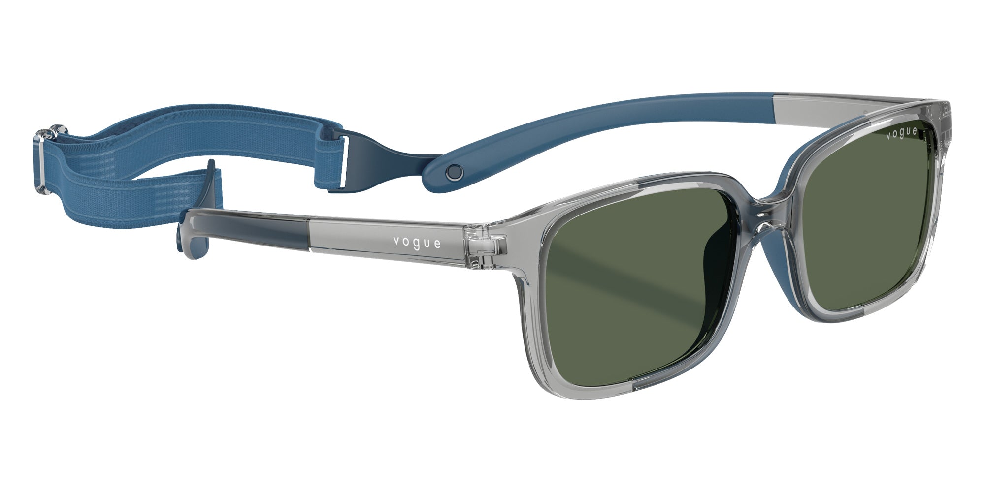vogue eyewear VJ2017 228371 42 - Transparent Gray/Blue Rubber #id:vj2017228371_s:100120
