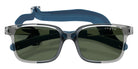 vogue eyewear VJ2017 228371 42 - Transparent Gray/Blue Rubber #id:vj2017228371_s:100125