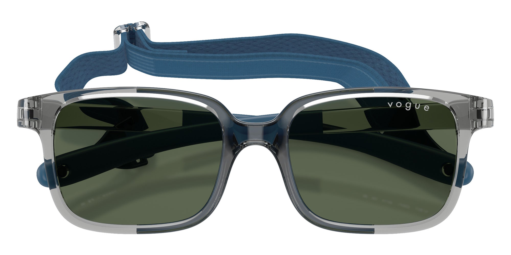vogue eyewear VJ2017 228371 42 - Transparent Gray/Blue Rubber #id:vj2017228371_s:100125