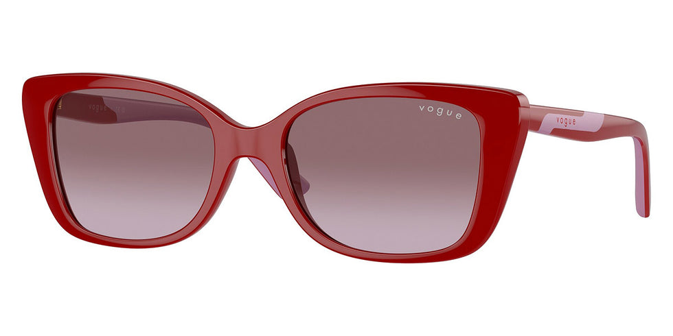vogue eyewear VJ2022 31298H 48 - Full Red/Red/Violet Rubber / Violet Gradient