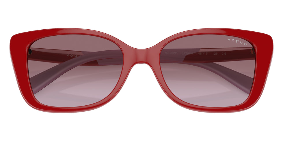vogue eyewear VJ2022 31298H 48 - Full Red/Red/Violet Rubber / Violet Gradient