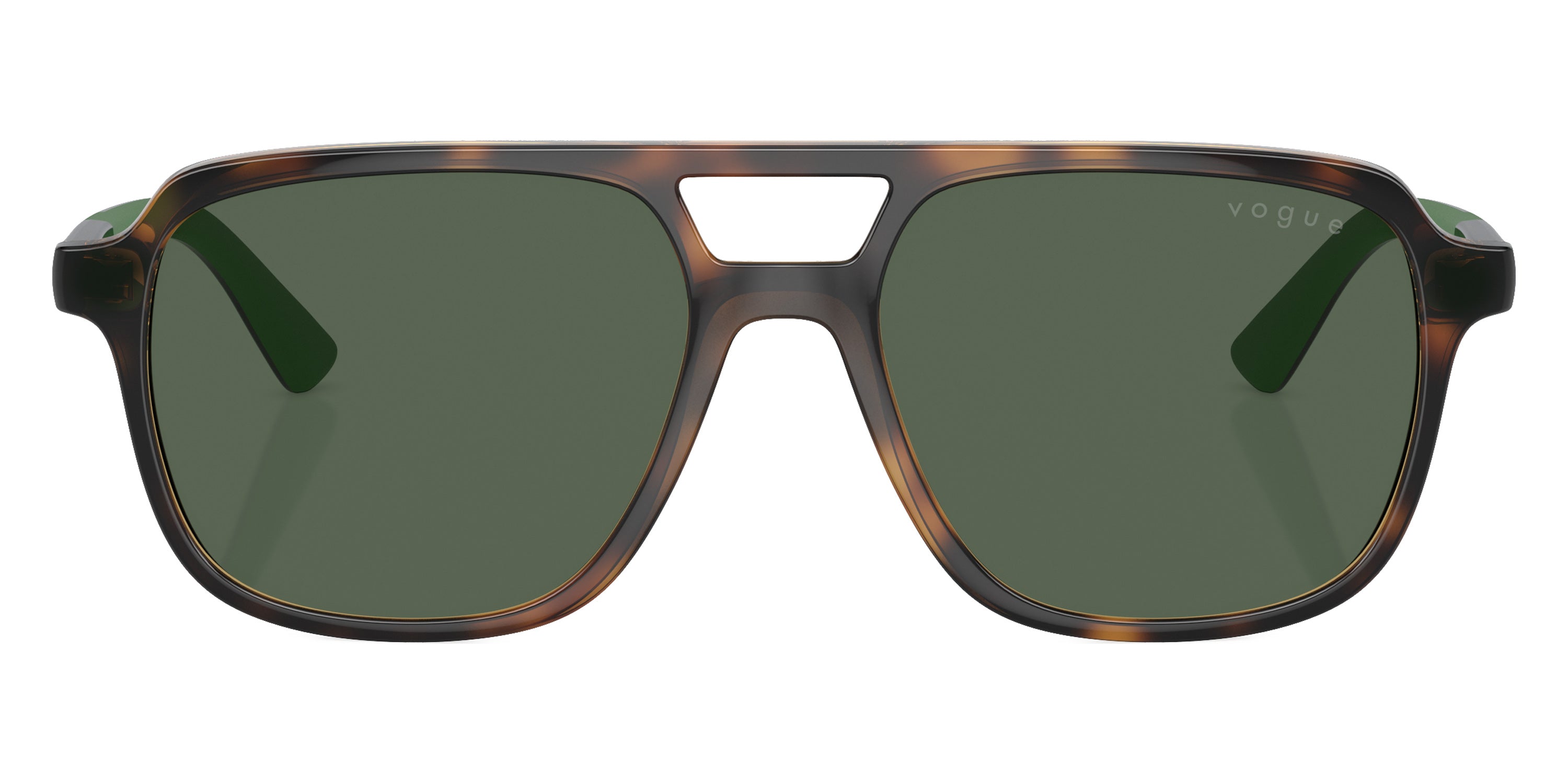 vogue eyewear VJ2024 271871 49 - Total Dark Havana/Black/Dark Green Rubber / Dark Green
