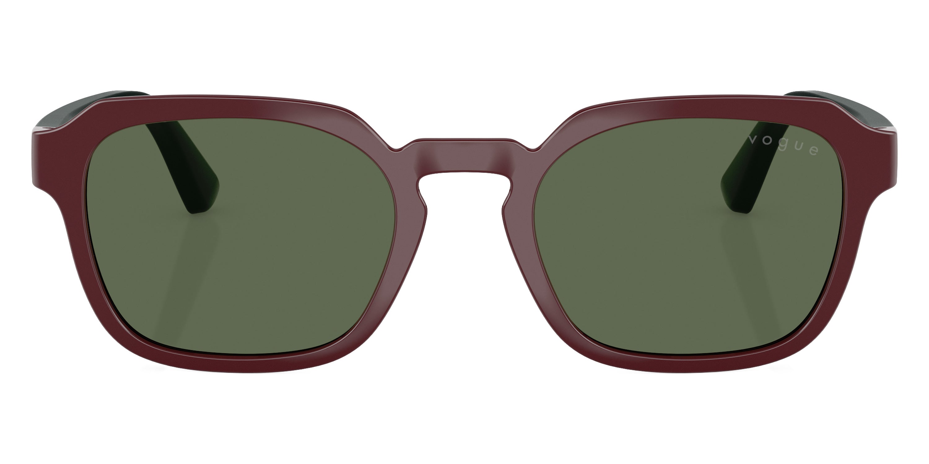 vogue eyewear VJ2025 247371 46 - Full Bordeaux/Full Dark Green / Dark Green