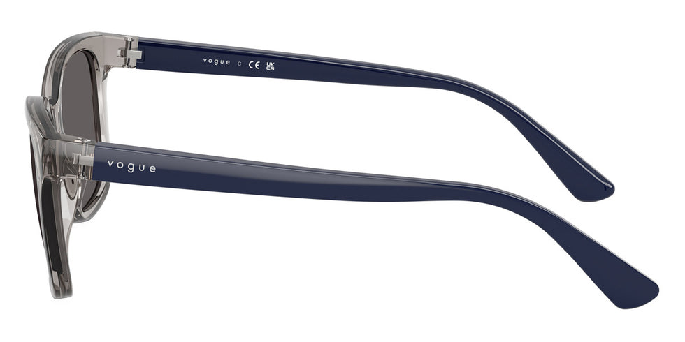 vogue eyewear VJ2027 272687 49 - Transparent Gray/Full Dark Blue / Black Smoke