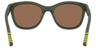 vogue eyewear VJ2028 320873 46 - Full Dark Green/Lime Rubber / Dark Brown
