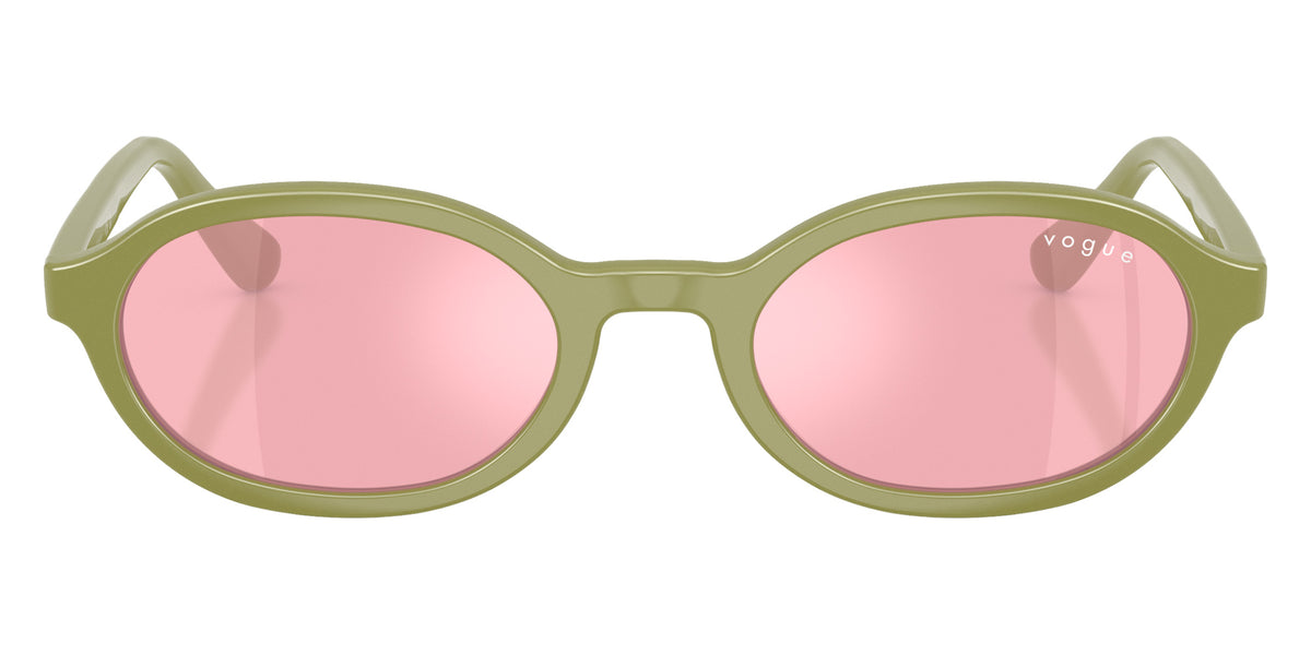 vogue eyewear VJ2036 3322E4 48 - Full Olive Green / Pink Mirrored Lilac #id:vj20363322e4_s:104100