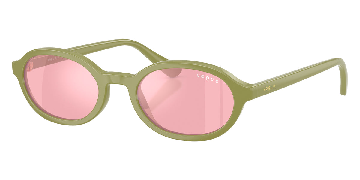 vogue eyewear VJ2036 3322E4 48 - Full Olive Green / Pink Mirrored Lilac #id:vj20363322e4_s:104105