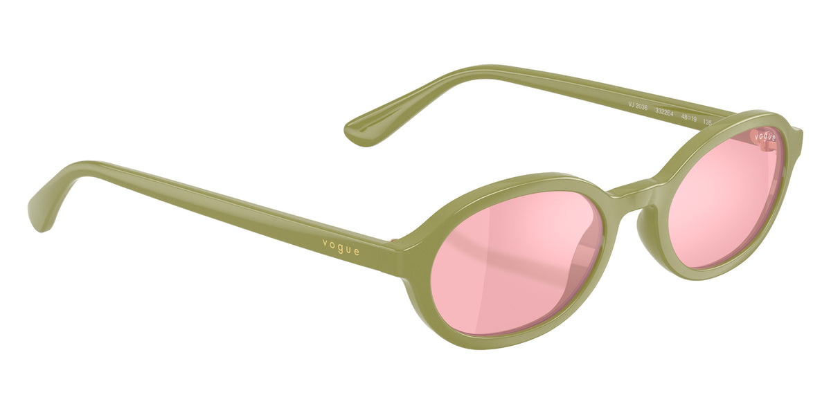 vogue eyewear VJ2036 3322E4 48 - Full Olive Green / Pink Mirrored Lilac #id:vj20363322e4_s:104120