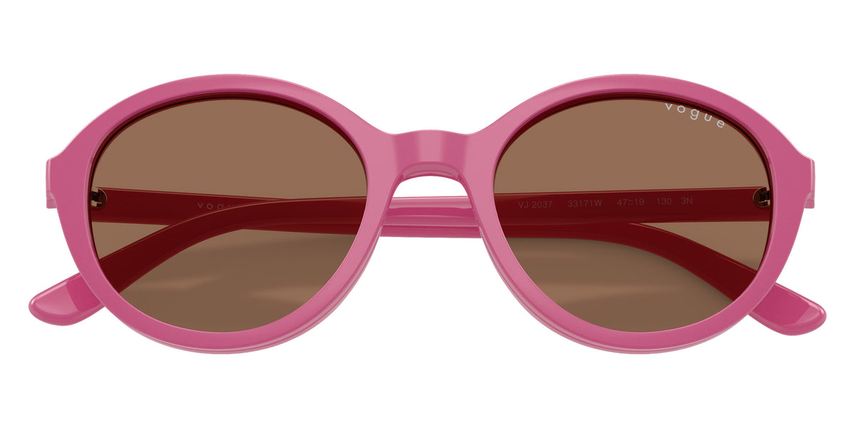 vogue eyewear VJ2037 33171W 47 - Full Pink / Clear #id:vj203733171w_s:102130