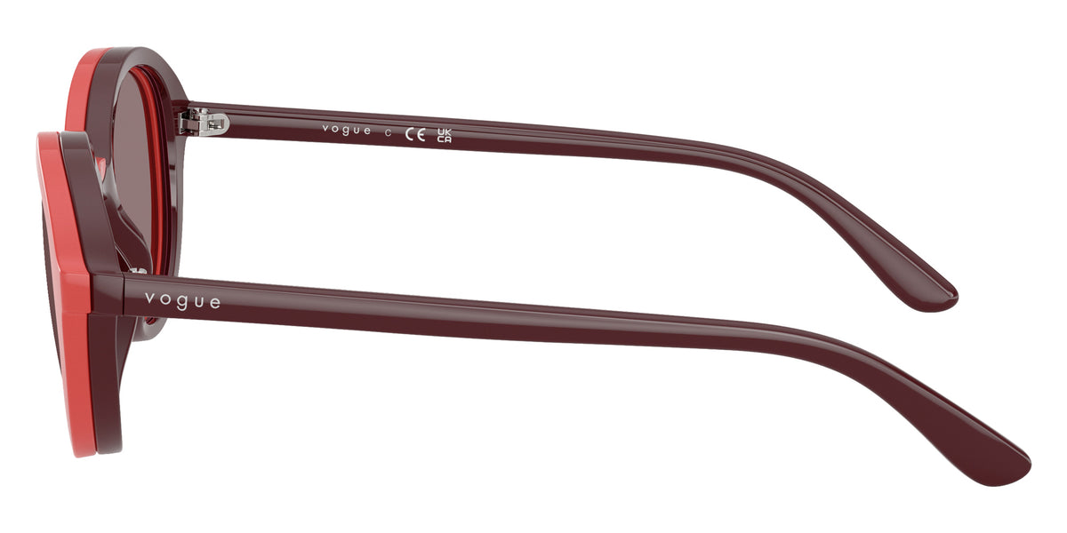 vogue eyewear VJ2037 33191W 47 - Full Bordeaux / Clear #id:vj203733191w_s:106110