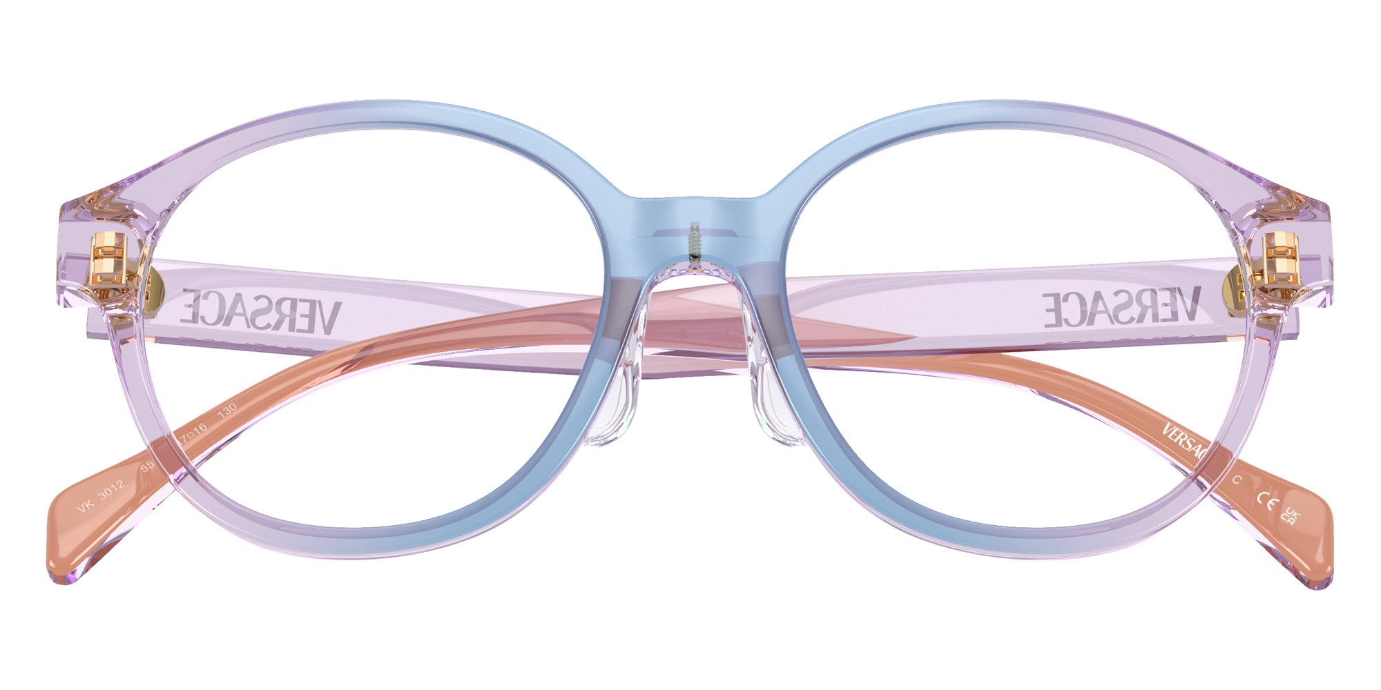 Versace VK3012 5534 47 - Gradient Pale Blue Lilac Orange #id:vk30125534_s:100120