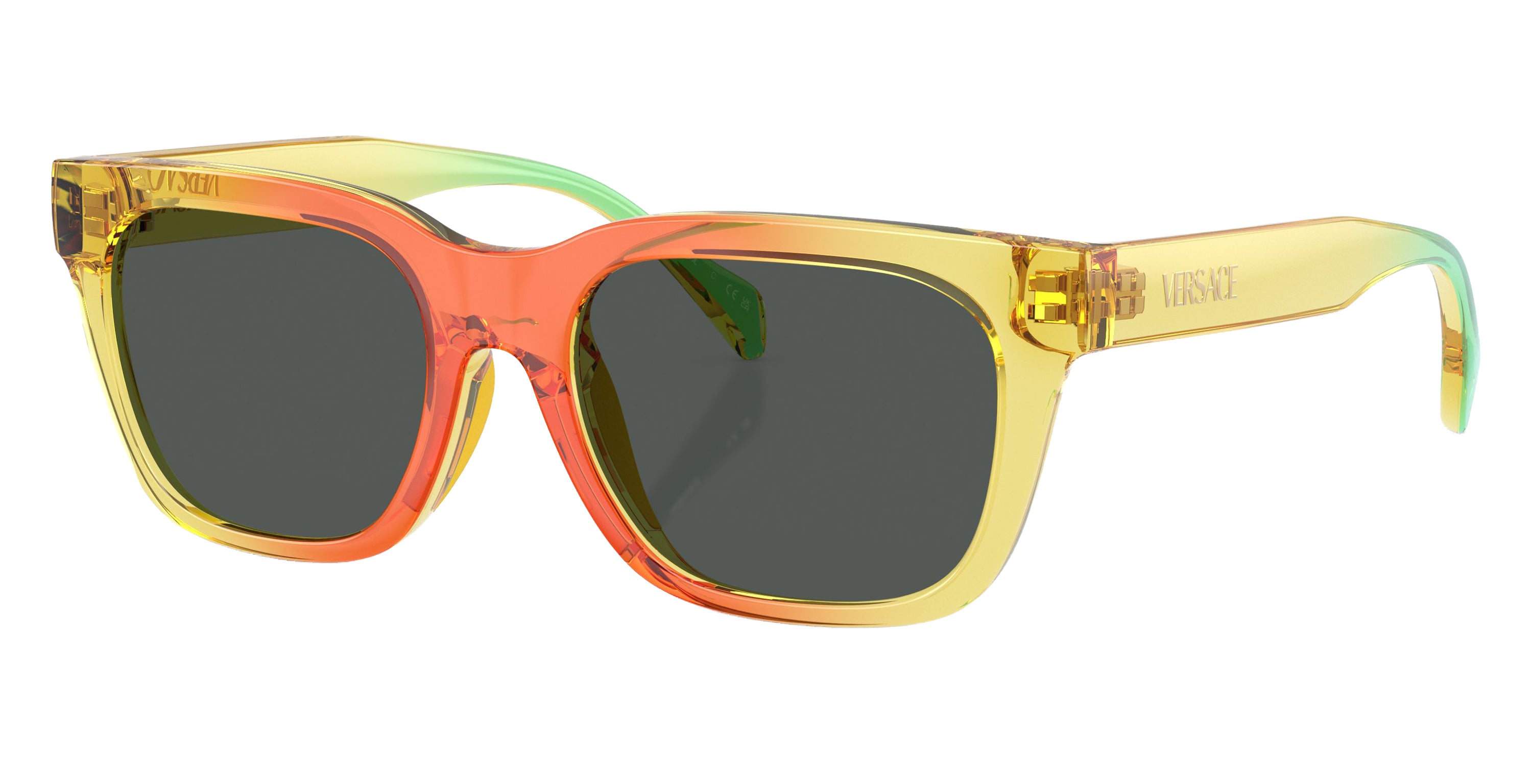VERSACE VK4006U 553087 47 - Gradient Orange Yellow Green / Dark Gray