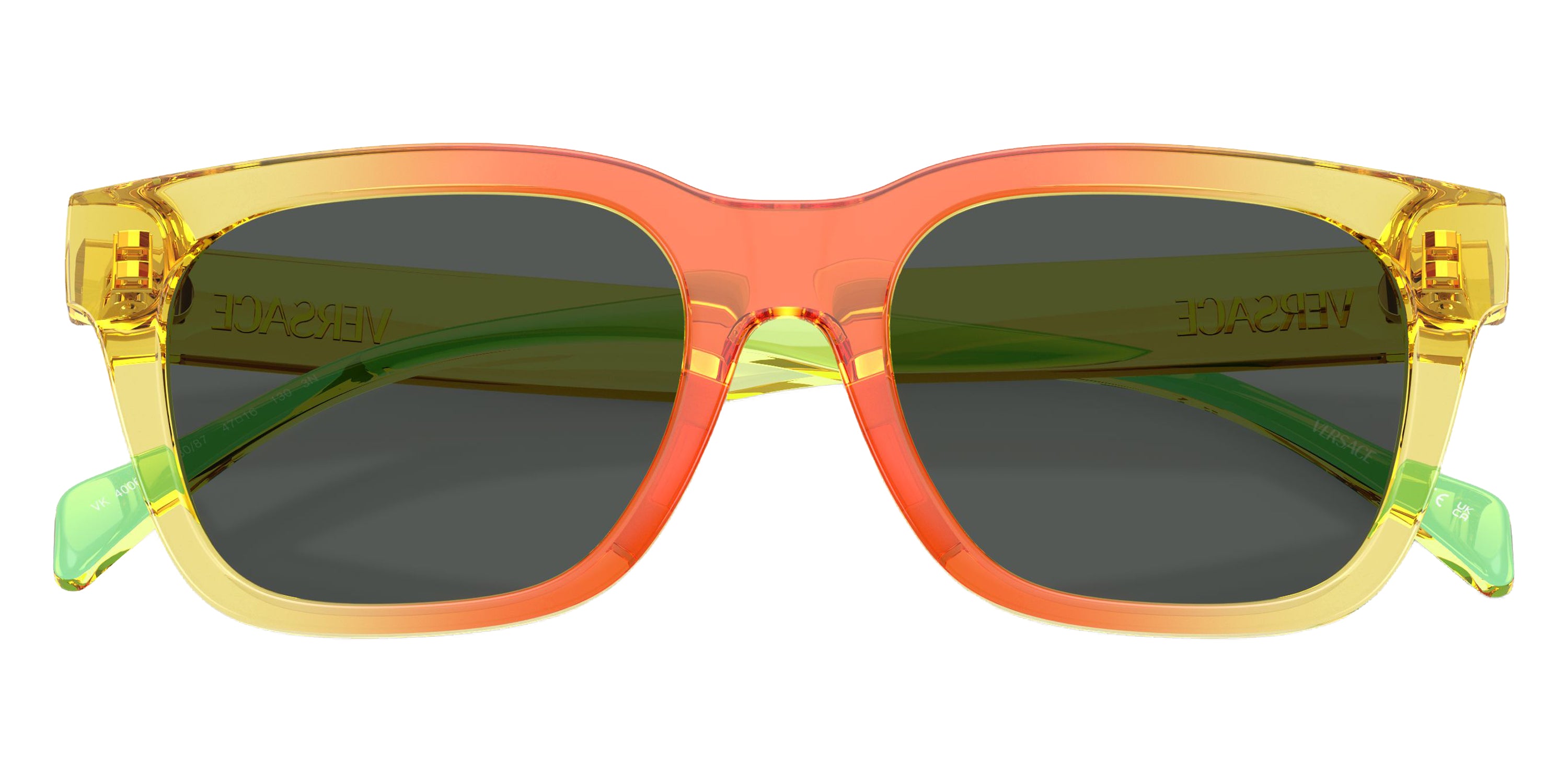 VERSACE VK4006U 553087 47 - Gradient Orange Yellow Green / Dark Gray