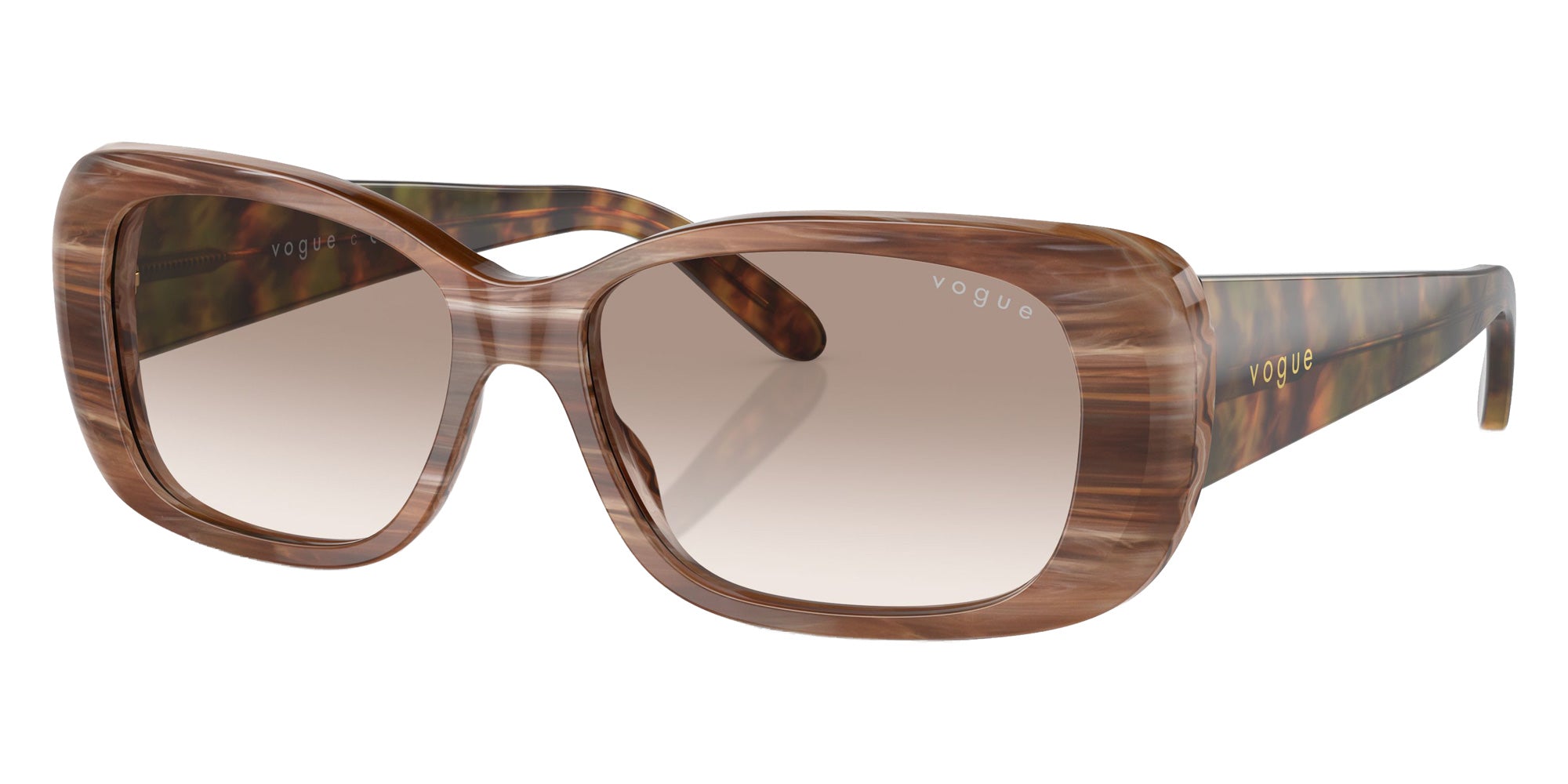 vogue eyewear VO2606S 307113 55 - Brown Horn / Clear Gradient Brown #id:vo2606s307113_s:100105
