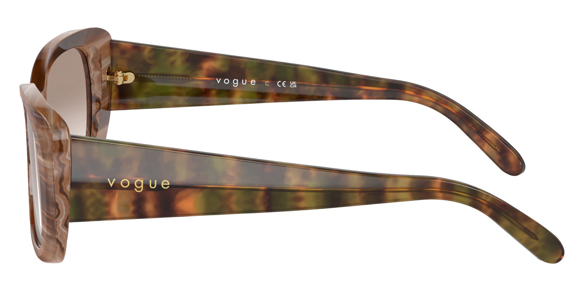 vogue eyewear VO2606S 307113 55 - Brown Horn / Clear Gradient Brown #id:vo2606s307113_s:100110