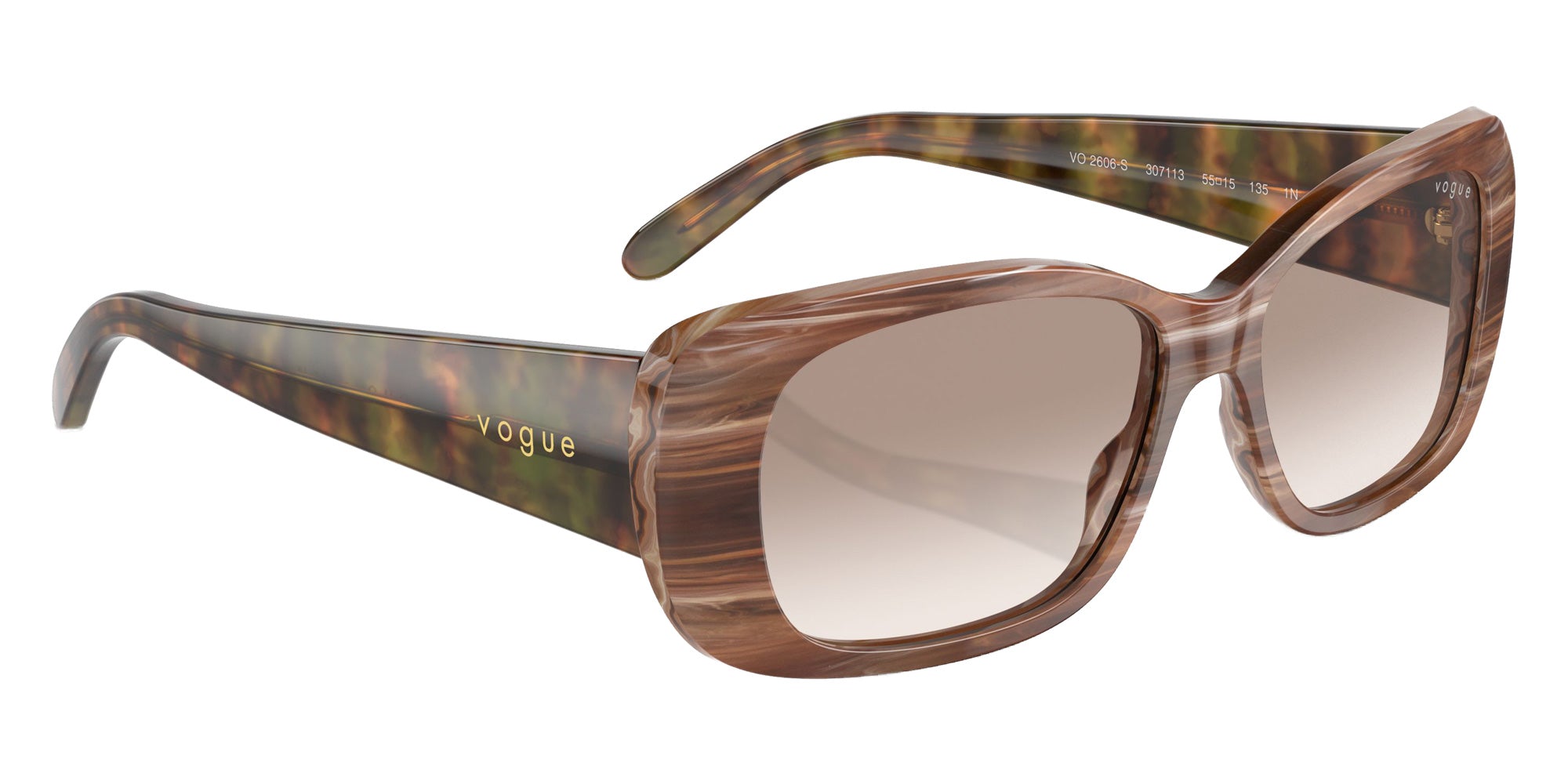 vogue eyewear VO2606S 307113 55 - Brown Horn / Clear Gradient Brown #id:vo2606s307113_s:100120