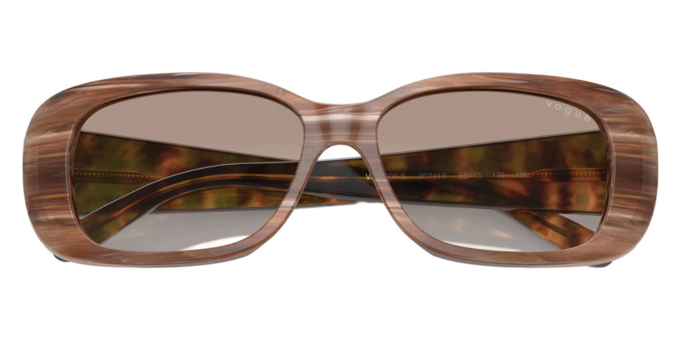 vogue eyewear VO2606S 307113 55 - Brown Horn / Clear Gradient Brown #id:vo2606s307113_s:100125