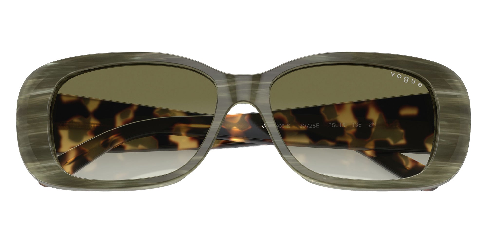 vogue eyewear VO2606S 30728E 55 - Green Horn / Clear Gradient Dark Green #id:vo2606s30728e_s:102125
