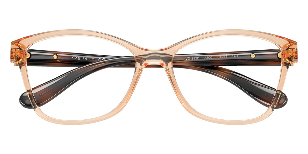 vogue eyewear VO2998 3300 54 - Transparent Reddish Brown #id:vo29983300_s:100125