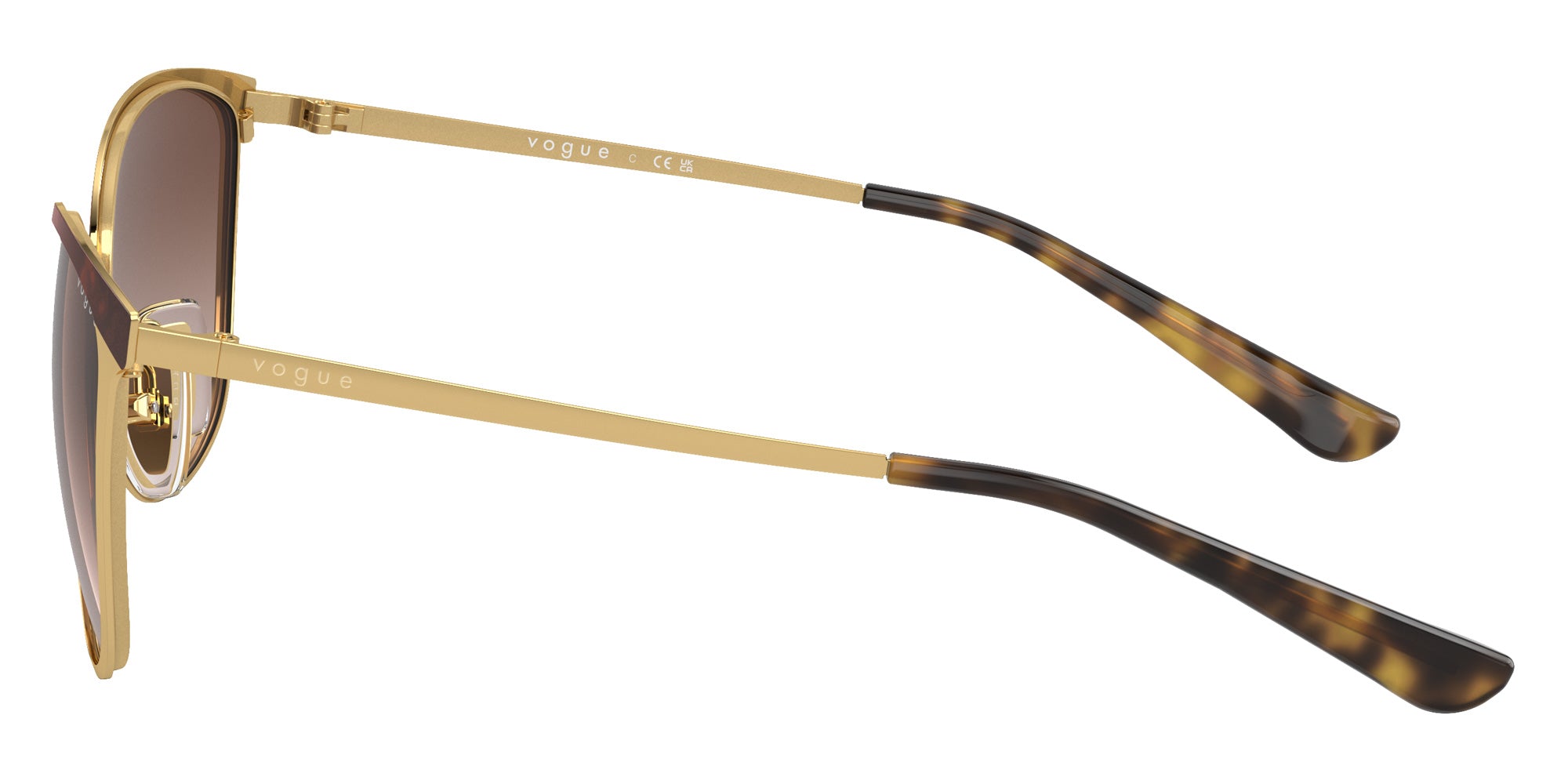 vogue eyewear VO4002S 507813 55 - Top Havana/Gold / Gradient Brown #id:vo4002s507813_s:100110