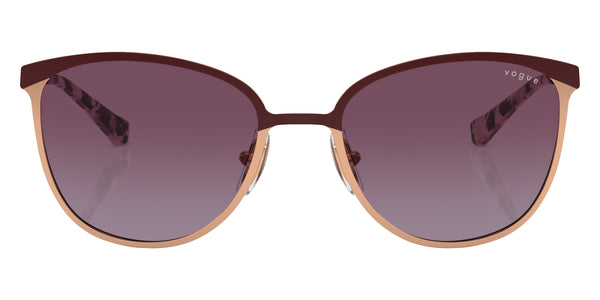 Top Bordeaux/Rose Gold/Pink Tortoise / Gradient Violet / 55-18-135