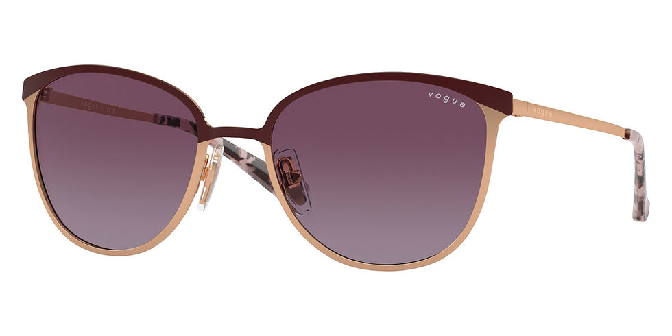 vogue eyewear VO4002S 51708H 55 - Top Bordeaux/Rose Gold/Pink Tortoise / Gradient Violet