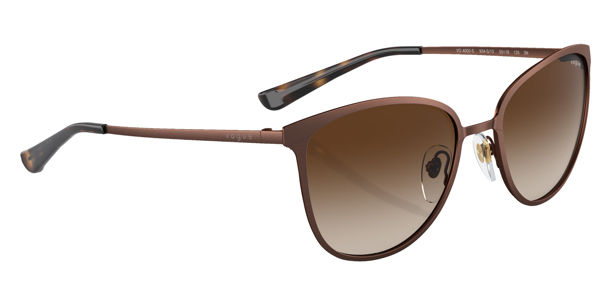 vogue eyewear VO4002S 934S13 55 - Matte Brown / Brown Gradient #id:vo4002s934s13_s:102120
