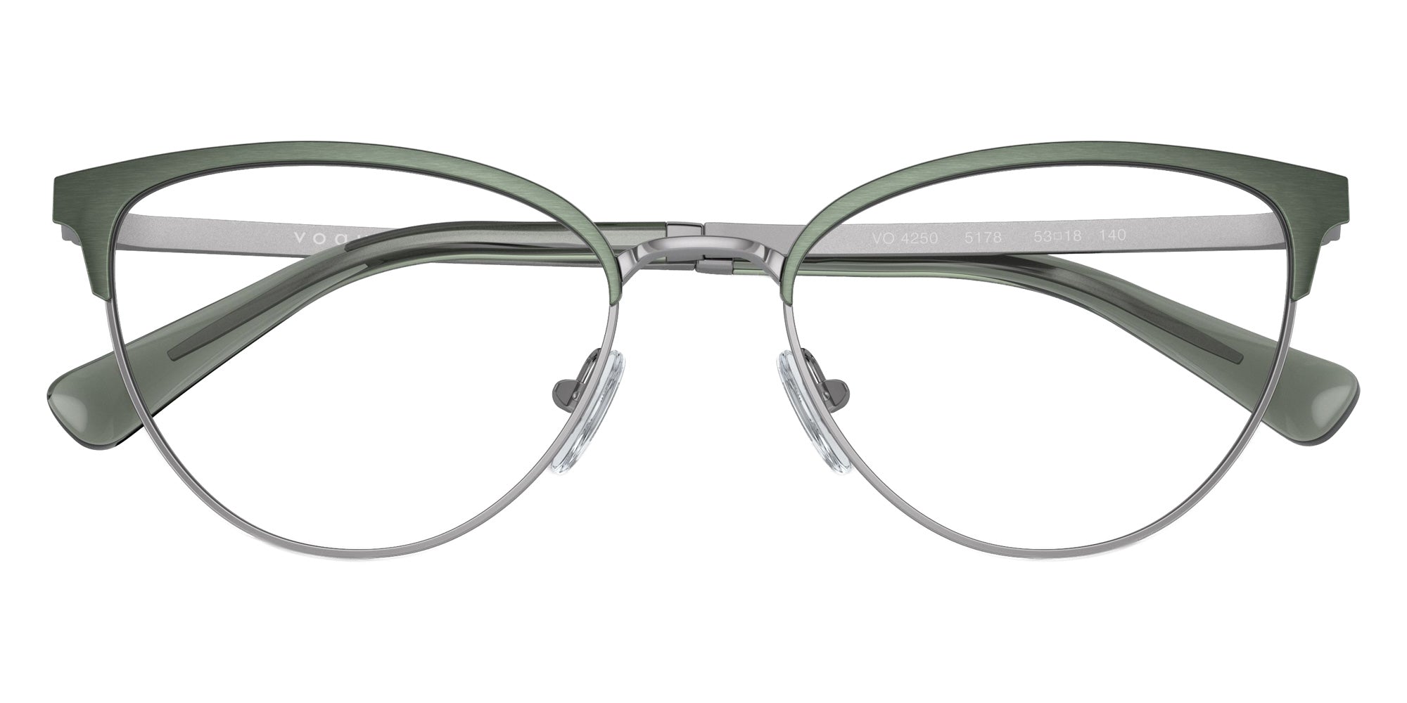 vogue eyewear VO4250 5178 53 - Top Brushed Green/Gunmetal #id:vo42505178_s:100120